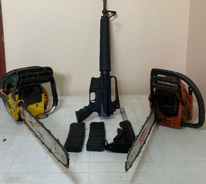 Evlerden Av Tüfeği Ve Odun Kesme Makineleri Çalan Şüpheliler Yakalandı