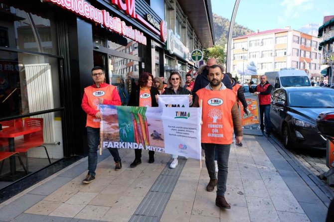 Gümüşhane’de Erozyonla Mücadele İçin Yürüdüler