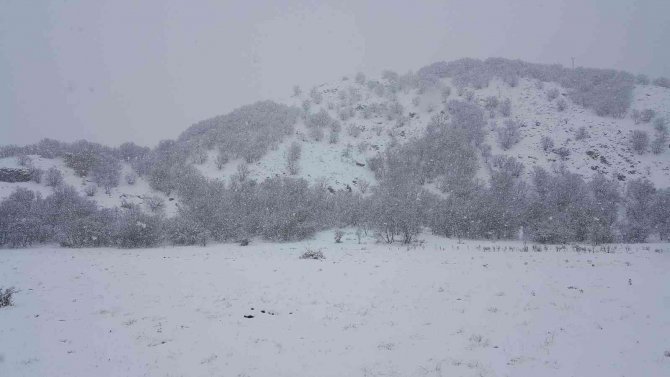 Yüksek Kesimler Kardan Beyaza Büründü