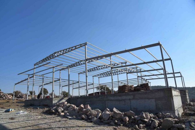 Aigai Müze Ve Turist Karşılama Merkezi’nde Çalışmalar Sürüyor