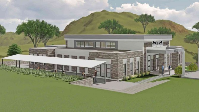 Aigai Müze Ve Turist Karşılama Merkezi’nde Çalışmalar Sürüyor