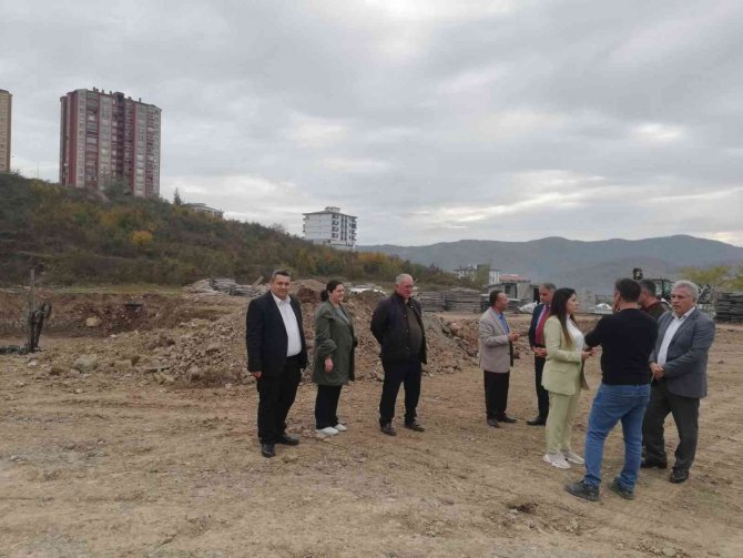 Bozkurt, Ağız Ve Diş Sağlı Merkezi İnşaatında İncelemelerde Bulundu