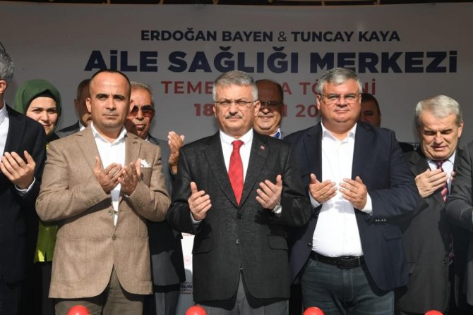 Erdoğan Bayen-tuncay Kaya Aile Sağlığı Merkezi’nin Temeli Atıldı