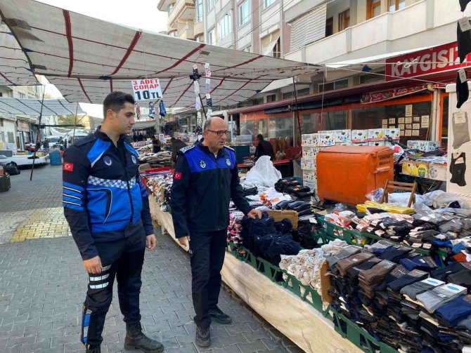Zabıta Pazaryerlerini Denetliyor