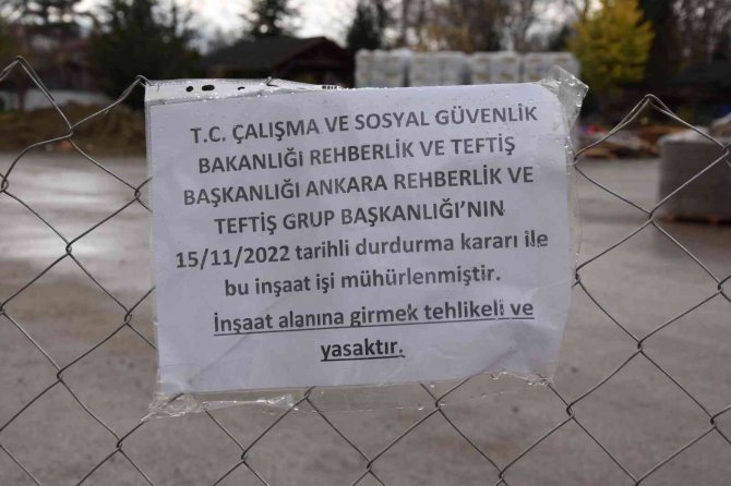 Bolu Fen Lisesi Tadilat Çalışmaları Durduruldu