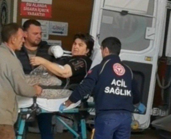 Hızarın Üzerine Düşen Kadının Kolu Koptu