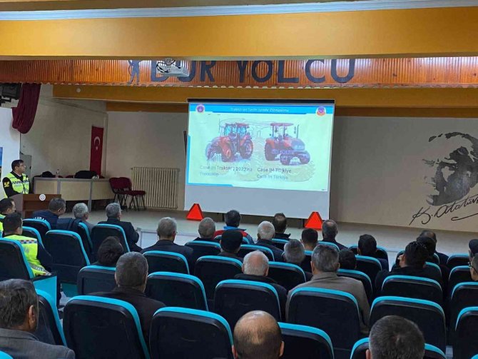 Çiftçilere Trafik Eğitimi