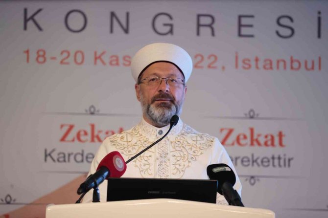 Diyanet İ̇şleri Başkanı Erbaş: “Zekat, İ̇slam Toplumunun Harcıdır”