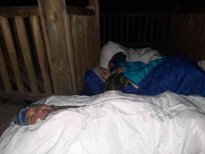 Doğa Tutkunlarından ‘Kış Kamplarına Hazırlık’ Tatbikatı