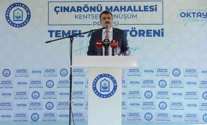 Çınarönü’nde ‘Modern Yaşam’ın Temeli Kentsel Dönüşümle Atıldı