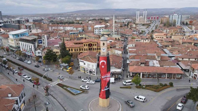 Belediyeden, Çorum Fk’ya Bayraklı Destek