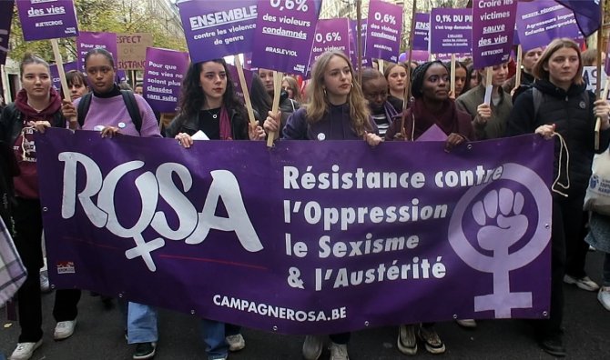 Paris’te Kadın Cinayetleri Protestosu
