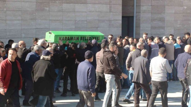 Karaman’da Silahlı Saldırıda Ölen Şahıs Son Yolculuğuna Uğurlandı