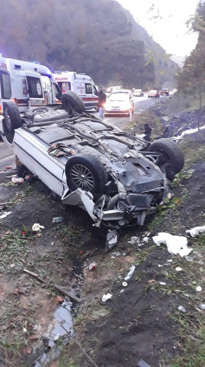 Zonguldak’ta Trafik Kazası: 1 Ölü, 3 Yaralı