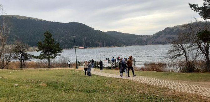 Milli Parkta Tatilcilere Lodos Zor Anlar Yaşattı