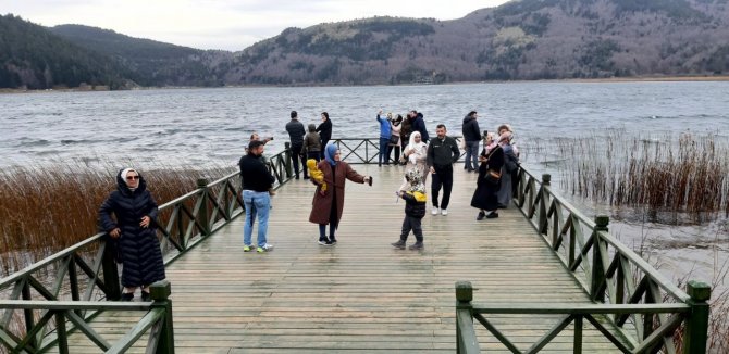 Milli Parkta Tatilcilere Lodos Zor Anlar Yaşattı