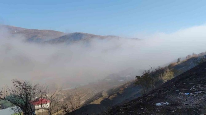 Bingöl’de Yoğun Sis Etkili Oldu