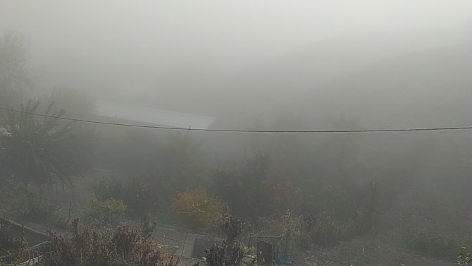 Silvan’da Yoğun Sis Etkisi