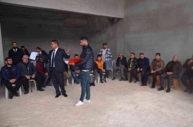 Kırıkhan Galericiler Sitesi’nde Kuralar Çekildi