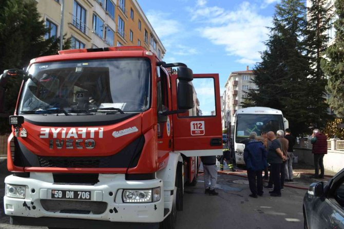 İ̇şçi Servisi Alev Alev Yandı