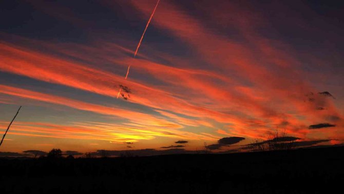Kars’ta Kartpostallık Gün Batımı