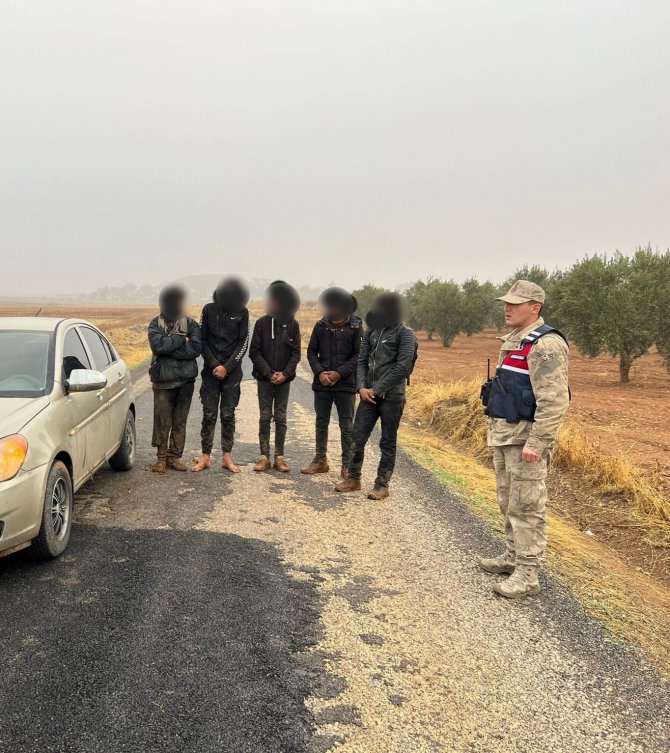 Kilis’te 5 Düzensiz Göçmen Yakalandı