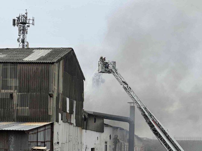 Tuzla’da İki Katlı Kimyasal Ürün Fabrikası Alevlere Teslim Oldu. Bölgeye Çok Sayıda İtfaiye Ekibi Sevk Edildi.