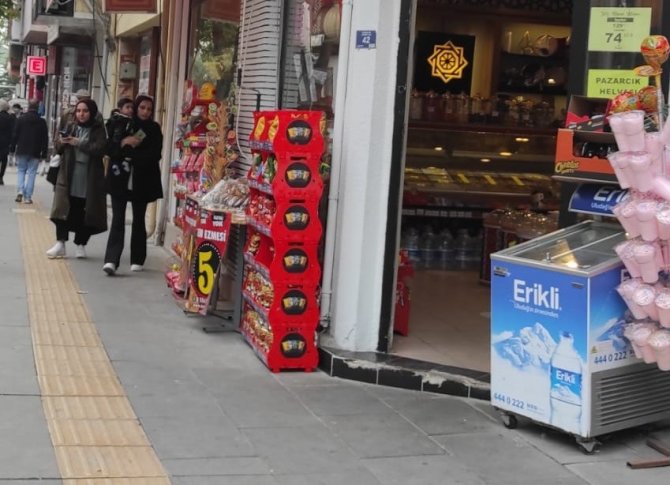 Bilecik’te Kaldırım İşgal Eden Esnaflara Ceza