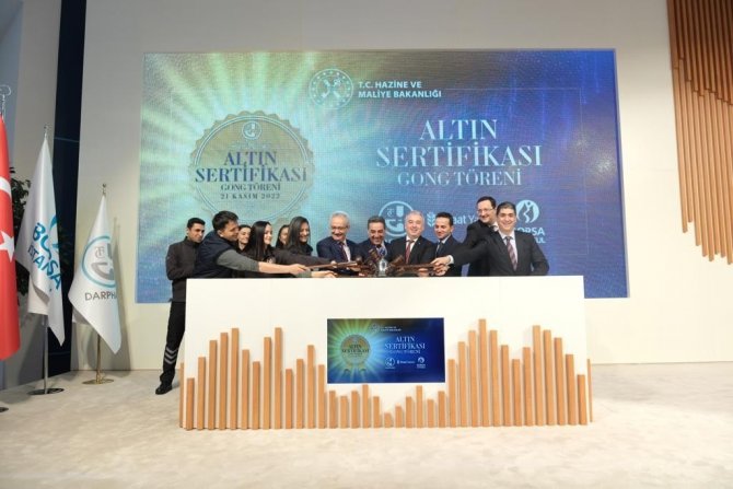 Darphane Altın Sertifikası Borsa İ̇stanbul’da İşlem Görmeye Başladı