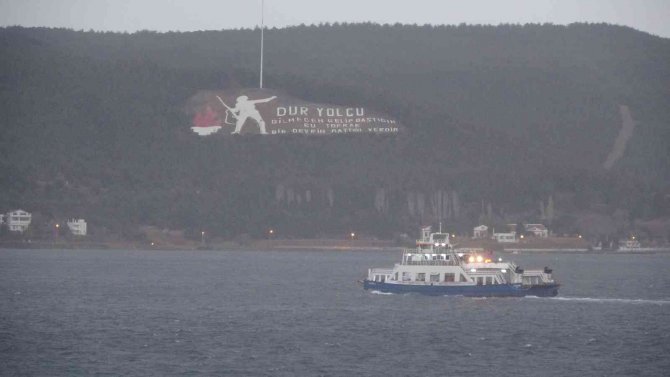 Bozcaada Ve Gökçeada’ya Tüm Feribot Seferleri İptal Edildi