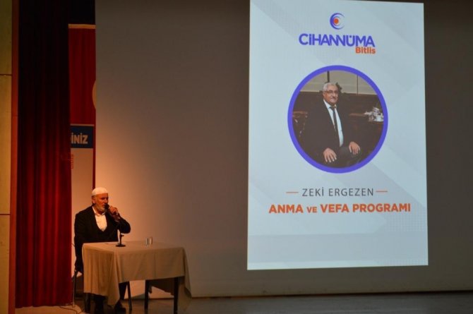 Eski Bakan Zeki Ergezen İçin Anma Ve Vefa Programı Düzenlendi