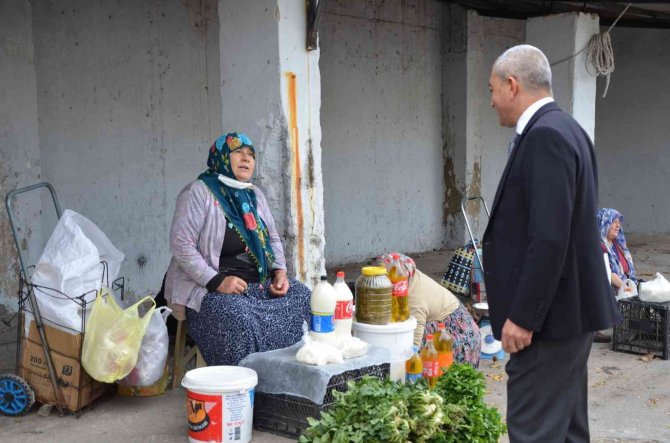 Başkan Kaplan Semt Pazarında