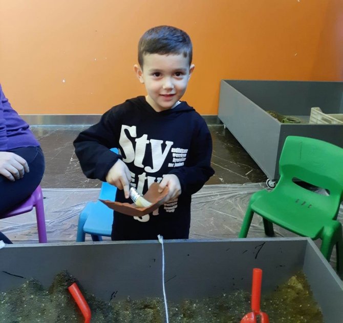 Minik Arkeologlar İş Başında