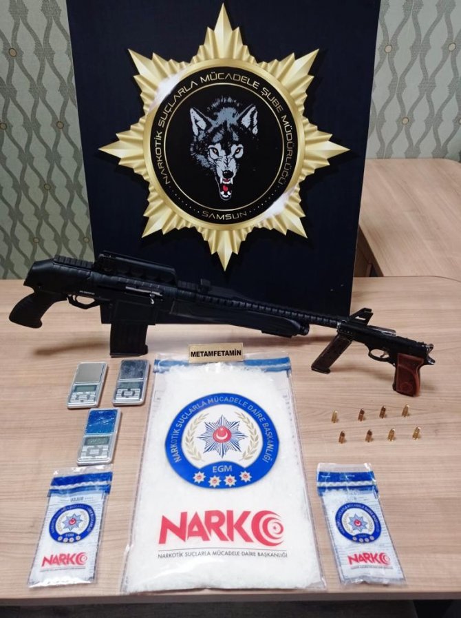 Samsun’da 924 Gram Metemfetamin Ele Geçirildi: 4 Gözaltı