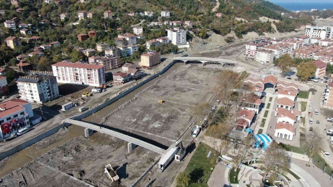 Sel Felaketinde Yıkılmıştı, Yeninden İnşa Edilen Bozkurt’ta Çalışmalarda Sona Yaklaşıldı