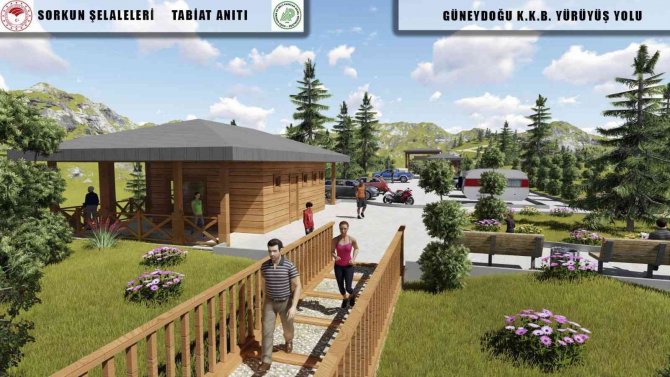 Sorkun Şelaleleri Turizme Kazandırılıyor