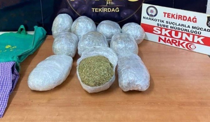 Tekirdağ’da 9 Kilo Uyuşturucu Ele Geçirildi: 10 Gözaltı