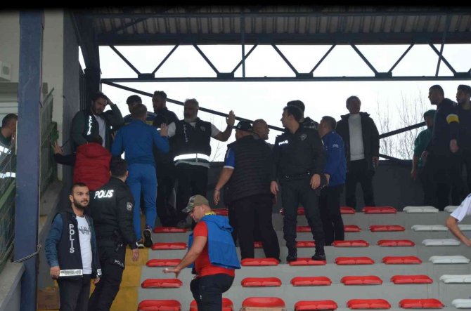 Amatör Lig Maçında Olaylar Çıktı