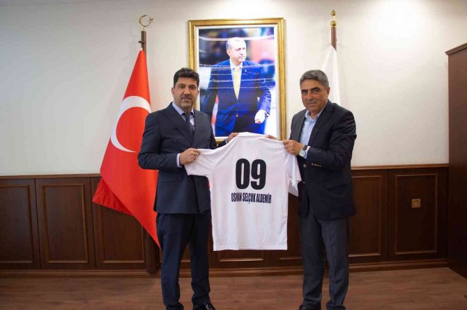 Adü Rektörü Aldemir Tüfad Heyetini Makamında Ağırladı