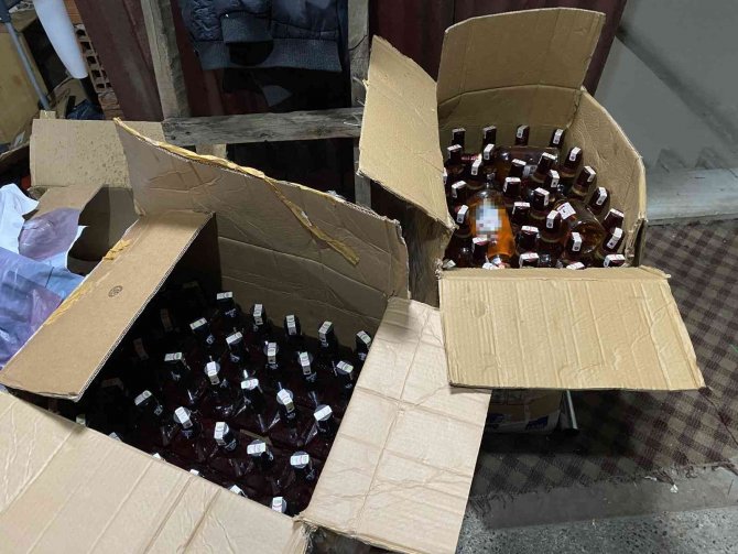 Ümraniye’de Depoya Sahte Alkol Operasyonu: 1 Gözaltı