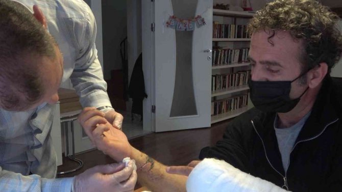 Pitbullu Saldırıya Uğradı...kolları Parçalandı, Ölümden Döndü