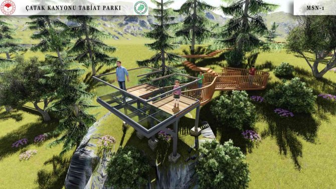 Çatak Kanyonu Cam Seyir Terası Projesi Yatırım Programına Alınacak