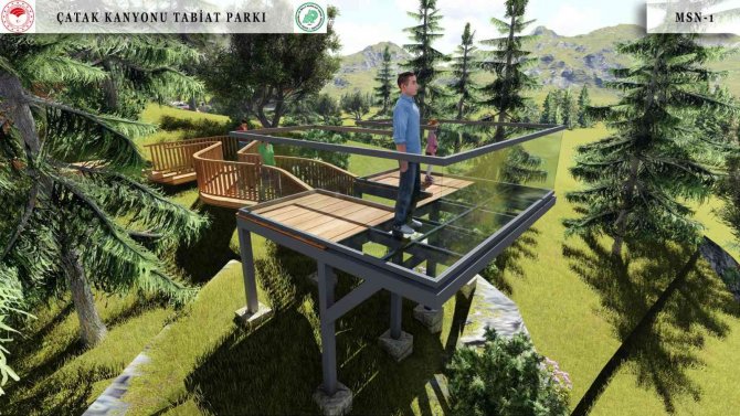 Çatak Kanyonu Cam Seyir Terası Projesi Yatırım Programına Alınacak
