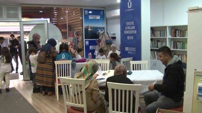 Üsküdar’da, Kullanılmayan El Örgüsü Giyecekler İhtiyaç Sahipleri İçin Yeniden Örüldü