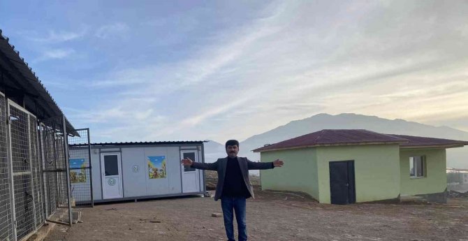 Tufanbeyli’de Sokak Hayvanlarına Donanımlı Barınak