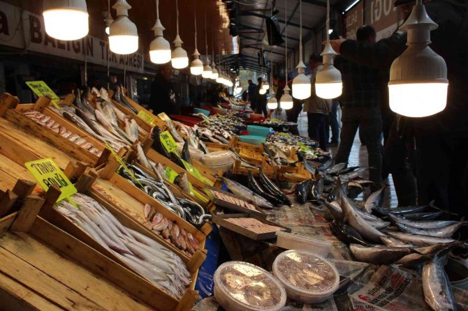 Bandırma’da Balık Fiyatları Lodos Ve Soğuk Hava Nedeniyle Yükseldi