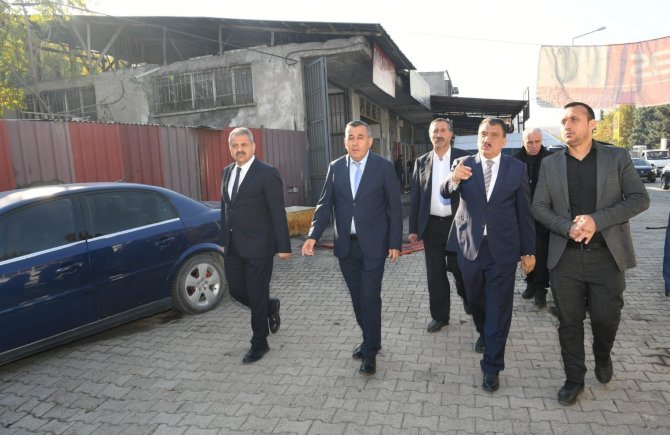 Başkan Gürkan, Sanayi Esnafının Sorunlarını Dinledi