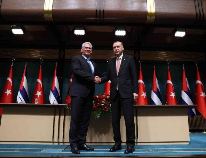 Cumhurbaşkanı Erdoğan: "Küba İle Ticaret Hacmimizi 200 Milyon Dolara Çıkarma Kararlılığımızı Teyit Ettik"