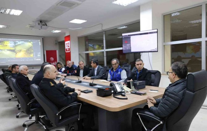 Deprem Sonrası Bilecik Afet Ve Acil Durum Koordinasyon Kurulu Toplandı