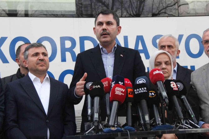 Bakan Kurum: "Bugün 321 Binamızda Hasar Tespiti Yaptık"